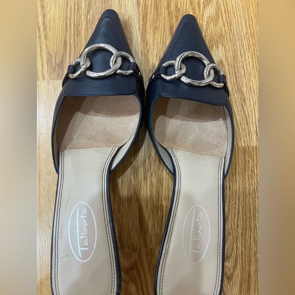 Blue pointed heel toe slip on - Picture 7 of 7